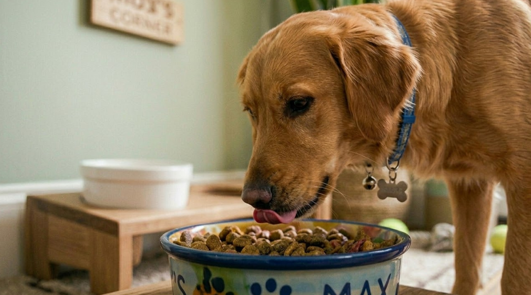 כלב גולדן אוכל מזון יבש מומלץ לכלבים גדולים
